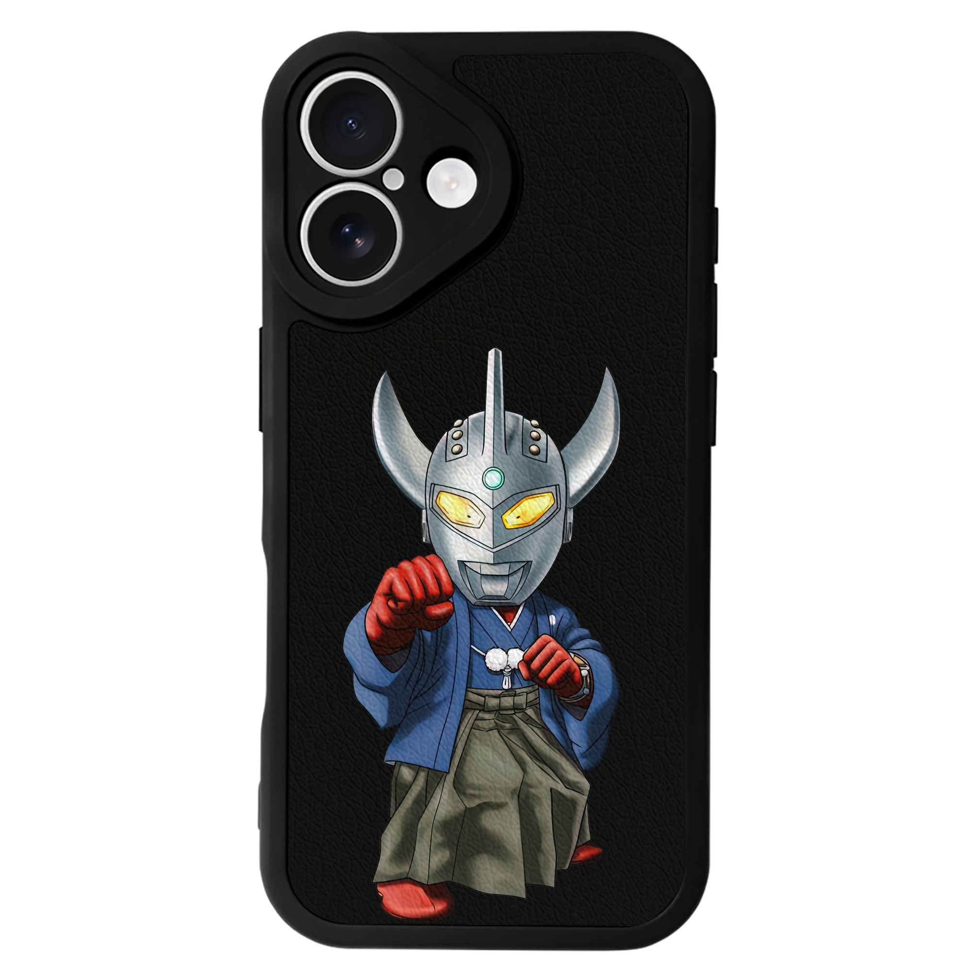（画像用） ウルトラマン Ultraman 【iPhone 16シリーズ対応】シリコンスマホケース（レザー調） 材質：シリコン
